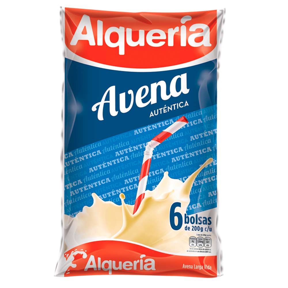 avena alqueria en vaso